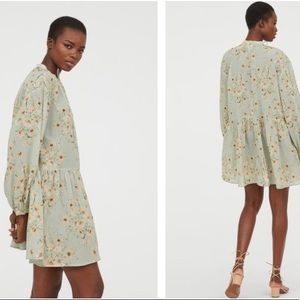 Light green floral H&M dress